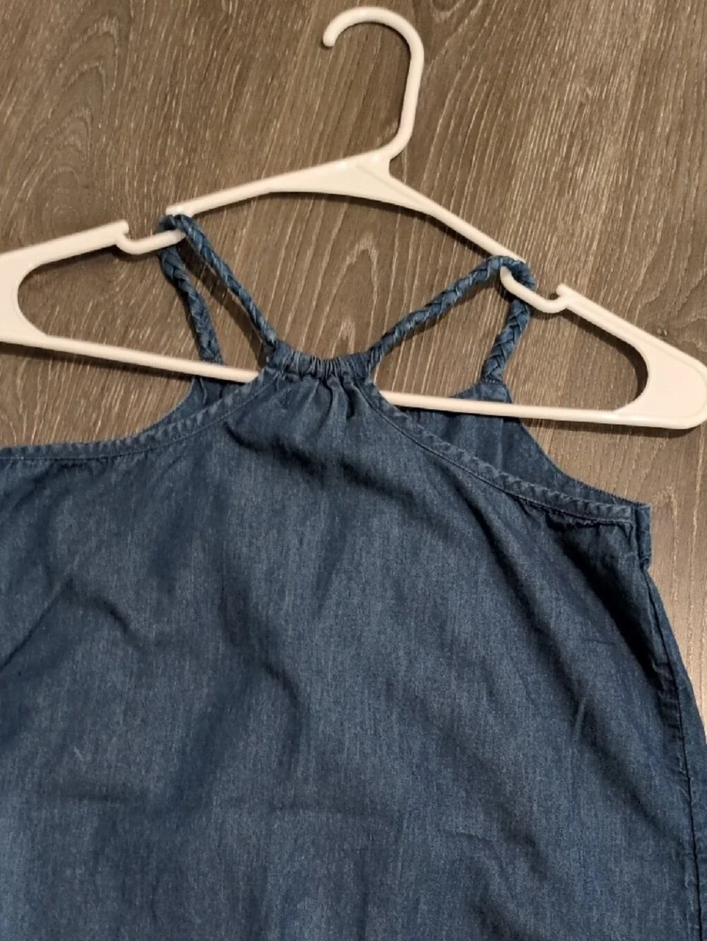 GAP Girls' Dark Blue Denim Sundress